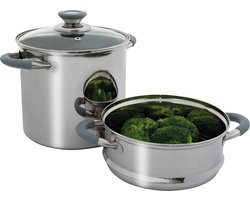 Eurotrail Kookpan met Stomer Corby 18 cm Rvs  3-delig