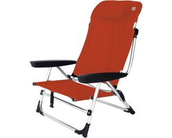 Eurotrail Marbella - Strandstoel met ligstand - Rood