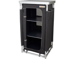 Eurotrail Nice Hoge Campingkast - Opvouwbaar - Lichtgewicht - Aluminium - Ruimtebesparend - Stabiel en Duurzaam