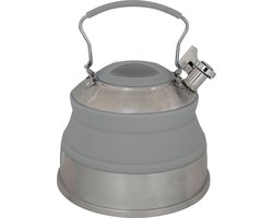 Eurotrail Opvouwbare Waterketel 2L - Camping Fluitketels - Grijs