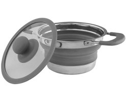 Eurotrail Pan met deksel Medium - Grey