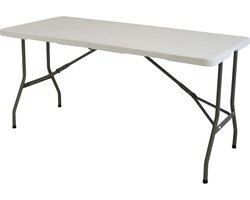 Eurotrail Pavillon S - Campingtafel - 152*71*75cm - Wit/Grijs