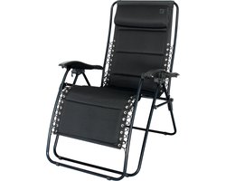 Eurotrail Relax stoel Tarente - 3D mesh - Zwart
