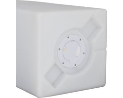 Eurotrail Vloerlamp LED oplaadbaar vierkant 80 cm