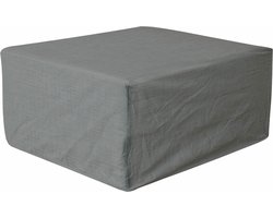 Eurotrail Waterdichte Beschermhoes Voetenbank/Salontafel, Cantonic 100x100x50 cm, Grijs