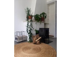 Eva Interior Rond Vloerkleed - Jute - Ø200 cm - Naturel