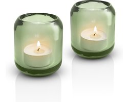 Eva Solo - Acorn Theelichthouder Set van 2 Stuks Pine - Glas - Groen -