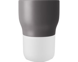 Eva Solo - Bloempot met Bewateringssysteem Ø 11.5 cm - Grijs - Glas - Keramiek - Nylon