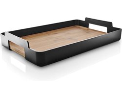 Eva Solo Dienblad - Nordic Kitchen - Zwart/ Bamboe - Rechthoek - 50x34cm