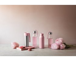 Eva Solo - Drinkfles 500 ml Glas Rose Quartz - Borosilicaatglas - Transparant -