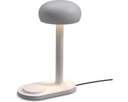 Eva Solo - Emendo TafelLamp met Draadloos Oplaadpunt Cloud - Aluminium - Wit