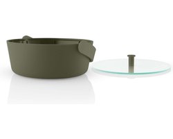 Eva Solo - Green Tool Stoomschaal voor Magnetron 8,5x20 cm - Groen - Glas - Kunststof