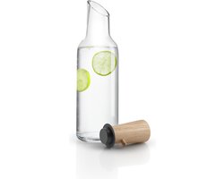 Eva Solo - Karaf met Houten Stop - Glas - Transparant -