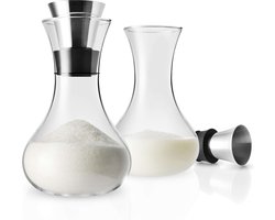 Eva Solo - Melk en Suiker Set van 2 Stuks - Transparant - Borosilicaatglas - Roestvast Staal - Siliconen