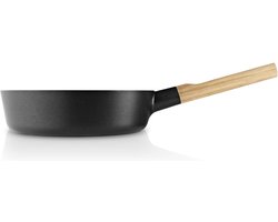 Eva Solo - Nordic Kitchen Gietaluminium Slip-Let Non-Stick Sauteerpan Ø 24 cm - Hout - Zwart -