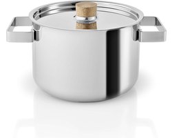 Eva Solo - Nordic Kitchen Stainless Steel Kookpan Ø 19.4 cm 3.0 Liter - Roestvast Staal - Zilver -