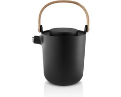 Eva Solo - Nordic Kitchen Thermoskan voor Thee 1 liter - Bamboe - Zwart -
