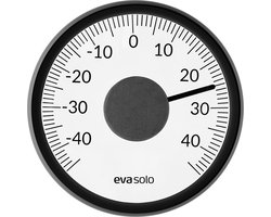 Eva Solo - Outdoor Thermometer met Raambevestiging - Kunststof - Zwart -