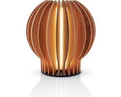Eva Solo - Radiant LED Lamp Rond Oak - Bruin - Eikenhout - Kunststof