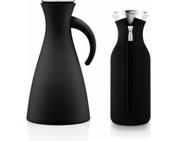 Eva Solo Thermoskan + Karaf met Hoes Matte Black - Serveerkan - Schenkan - Set van 2