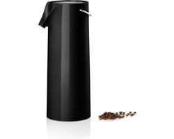 Eva Solo - Thermoskan met Pomp 1,8 liter - Kunststof - Zwart -