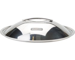Eva Trio - Deksel Dome Ø 32 cm - Roestvast Staal - Zilver -