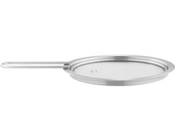 Eva Trio - Deksel Glas Ø 16 cm - Roestvast Staal - Zilver -
