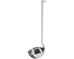 Eva Trio - Keukentool Pollepel Ø 9 cm - Zilver - Roestvast Staal