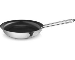 Eva Trio - Stainless Steel Slip-Let Ceramic Koekenpan Ø 20 cm - Roestvast Staal - Zilver -