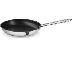 Eva Trio - Steel Line Recycled Koekenpan 28 cm Ceramic - Roestvast Staal - Grijs -