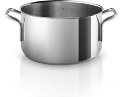 Eva Trio - Steel Line Recycled Kookpan 3,6 Liter - Roestvast Staal - Grijs -