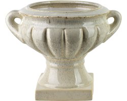 EVAM - Keramische Vaaskelk - 26,5 cm - Beige - Klassiek