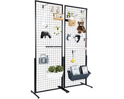 Evaux Boutique Wandrek - Modulair rek - 2 stuks - Incl. Haken - 84 x 57,8 cm