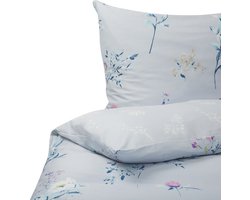 EVERGREEN - Beddengoed - Lichtblauw - 200 x 220 cm - Katoen