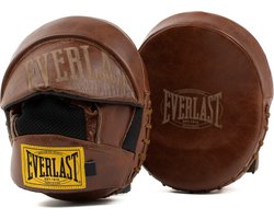 Everlast Retro Professionele Handpads - Leer - Bruin