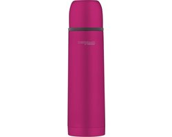 Everyday thermofles - roze - 0,5 liter - 7 x 25 cm - rubber - RVS - isoleerkan - koffiekan - theekan