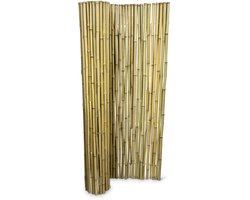Eviro Bamboe - Bamboemat Moso - 180 x 220 cm - Diameter palen 20-35mm - Naturel - Natuurlijke afscheiding - Voor Tuin & Balkon