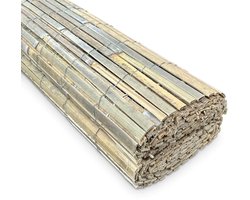 Eviro Bamboe - Gespleten bamboemat - 500 x 120 cm - Natuurlijke tuinafscheiding - Voor Tuin & Balkon