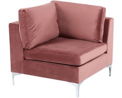 EVJA - Hoekstuk - Roze - Fluweel
