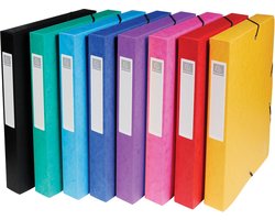 Exacompta elastobox Exabox 8  assorti