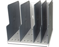 Exacompta MODULOTOP sorteermodule vertikaal met 5 vakken Classic - Lichtgrijs - 390740D