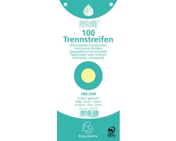 EXACOMPTA Scheidingsstroken Premium, 105 x 240 mm, chamois