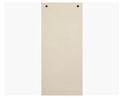 Exacompta Scheidingsstroken rechthoekig 180 g/m², gerecycleerd, met perforatie, ivoor (pak 100 stuks)