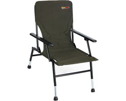 EXC Chair Plus - Visstoel - Karperstoel met Rugleuning en Armleuning - Vis stoel opklapbaar - Inklapbare stoel - Vouwstoel