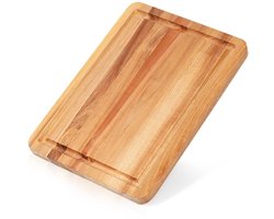 Excellent Houseware - Acaciahouten Snijplank - 28x20 cm - Rechthoekig - Sapgeul