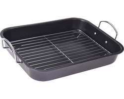 Excellent Houseware Anti-aanbak braadslede - Met rooster
