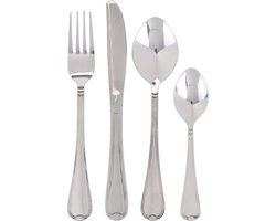 Excellent Houseware Bestekset Klassiek - 16 delig - Zilver