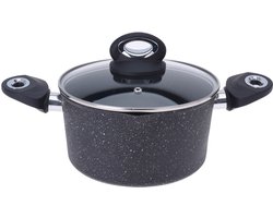 Excellent Houseware Braadpan Met Deksel - Ø20Cm - Gesmeed Aluminium