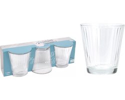 Excellent Houseware Drinkglazenset Stapelbaar 230 ml 3 Stuks