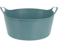 Excellent Houseware Flexibele emmer - groen - 15 liter - kunststof - 39 x 17 cm